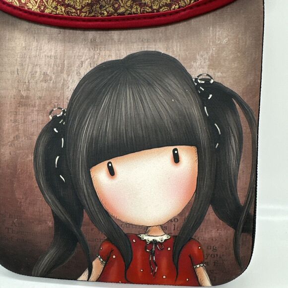 Santoro's Gorjuss iPad Tablet Computer Cover 7.5"x10" Animae Art Girl Swing Cat - Picture 7 of 12